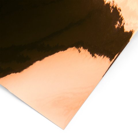 Aslan mirror adh. film both sides reflective CA23, PET, copper, w = 625 mm