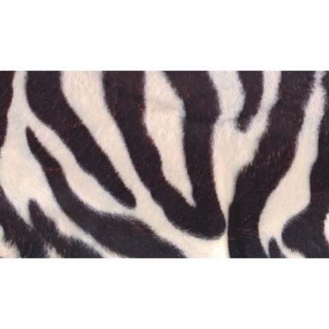 Imitation animal hide w = ca. 1470 mm, zebra (4511-51)