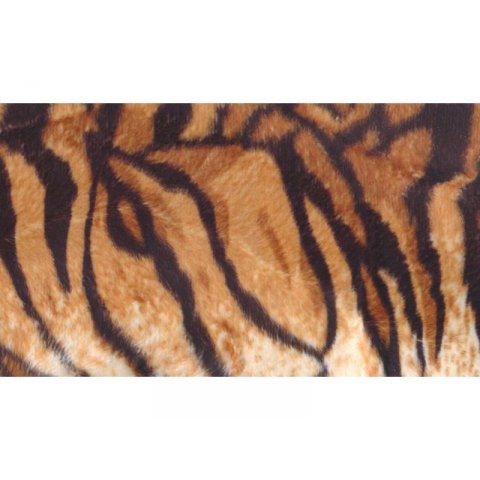 Tessuto pelouche b = circa 1470 mm, Tigre (4512-37)