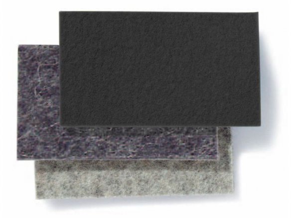 100% wool felt, coloured, 5 mm
