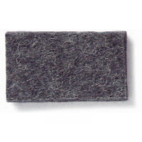 Recortes 100% fieltro lana (salvamanteles), 3 mm aprox. 900 g/m², 300 x 450, moteado antracita