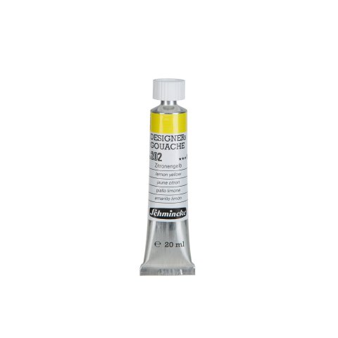 Schmincke Vernice a guazzo Progettisti HKS Tubo metallico 20 ml, giallo limone (202)