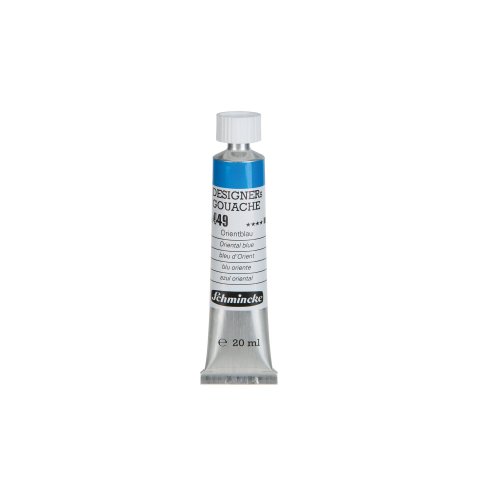 Schmincke gouache paint Designers HKS Metal tube 20 ml, orient blue (449)