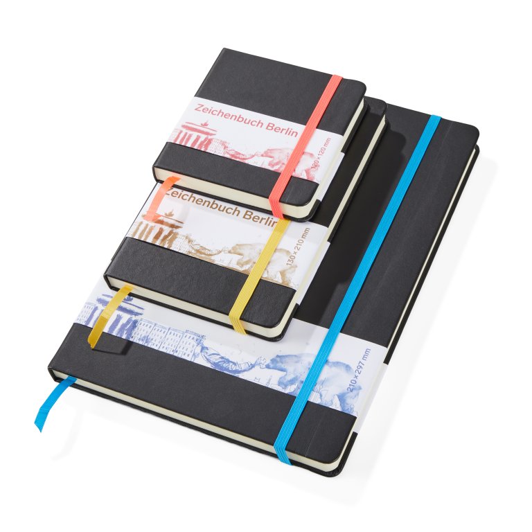 Drawing book Berlin natural white, 140 g/m²