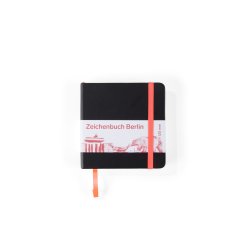 Zeichenbuch Berlin naturweiß, 140 g/m² 120 x 120 mm, 80 Bl/160 S, Fadenheftung