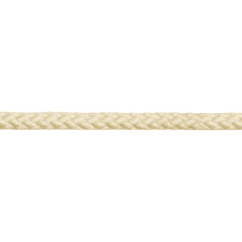 Cordón redondo trenzado, algodón ø 8 mm, marfil (869)