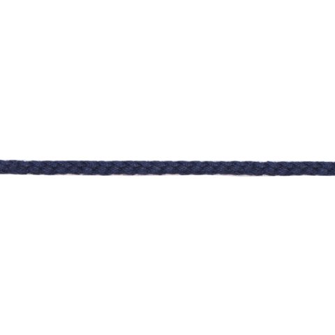 Corda rotonda intrecciata, cotone ø 2 mm, blu scuro (223)