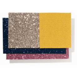 Glittergewebe farbig