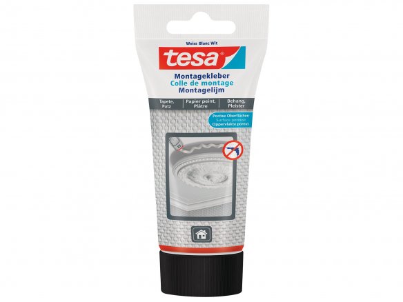 Tesa assembly adhesive for porous surfaces