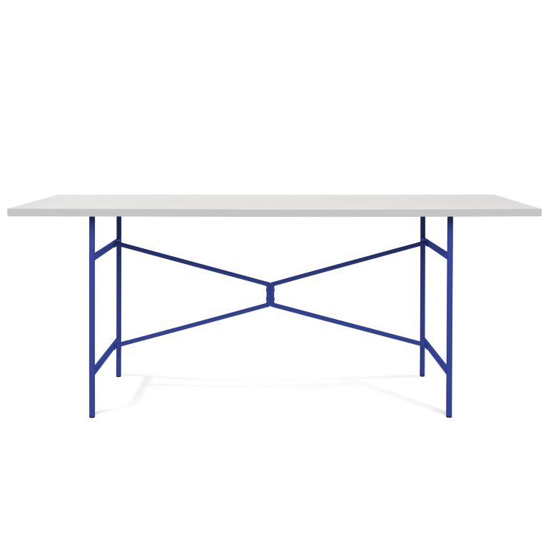 Modulor Tisch X, ultramarinblau matt