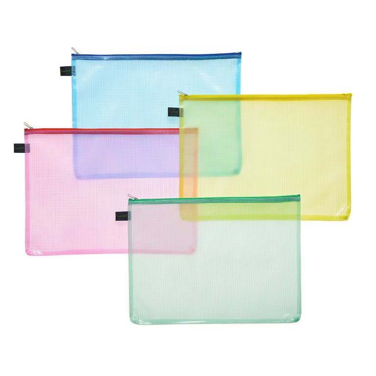 Zipper bag colored EVA (PVC-free), set