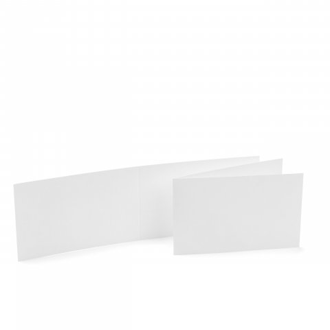 Rivoli stationery folding card lady landscape 200 g/m², 133 x 83 mm, 10 pieces, white