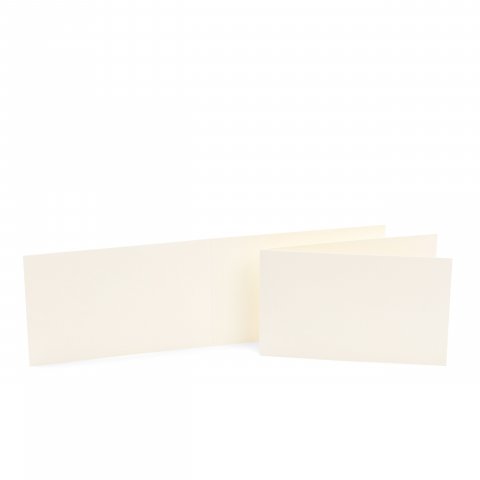 Carta intestata Rivoli pieghevole Lady landscape 200 g/m², 133 x 83 mm, 10 pezzi, bianco giallastro