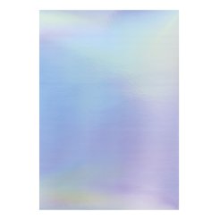 Effektkarton irisierend, 50 x 70 cm, 250 g/m², FSC Mix, hellblau (30)