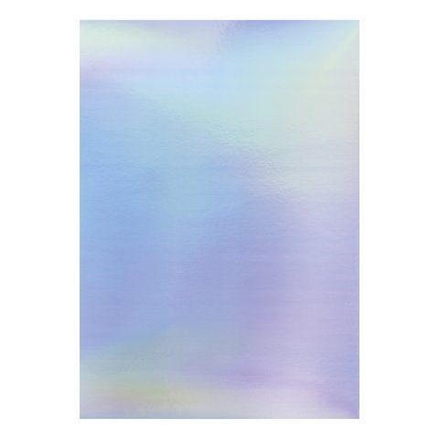 Effektkarton irisierend 50 x 70 cm, 250 g/m², FSC Mix, hellblau (30)