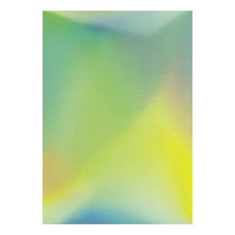 Effektkarton irisierend 50 x 70 cm, 250 g/m², FSC Mix, hellgrün (51)
