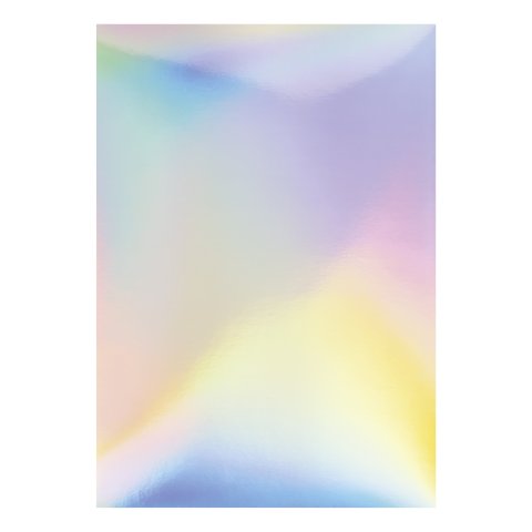 Effektkarton irisierend 50 x 70 cm, 250 g/m², FSC Mix, silber (60)