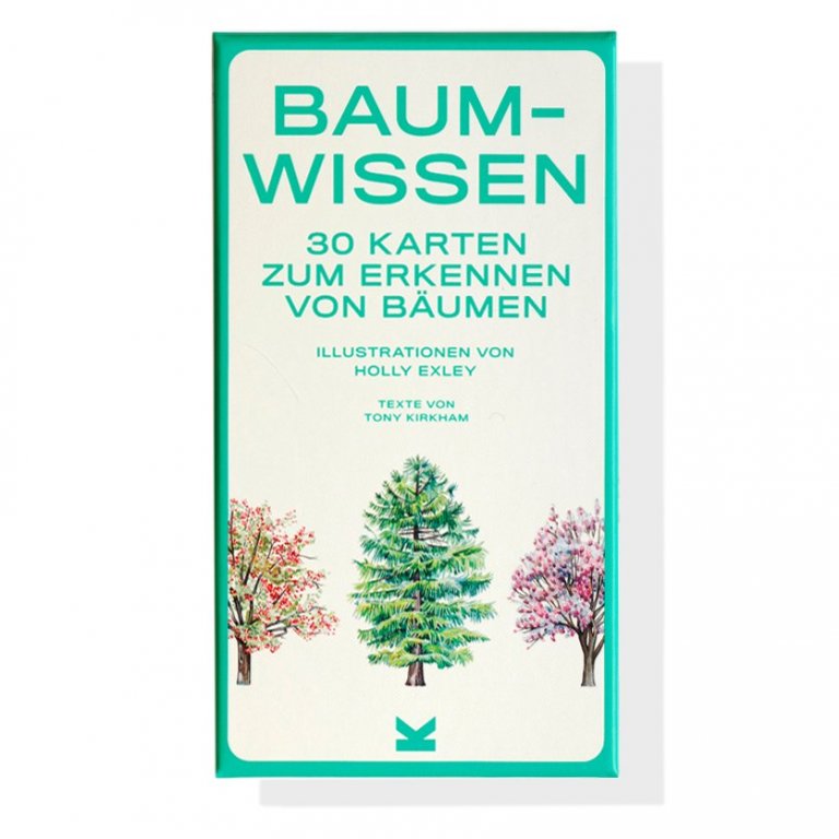 Juego de tarjetas de conocimiento de árboles de Laurence King Verlag