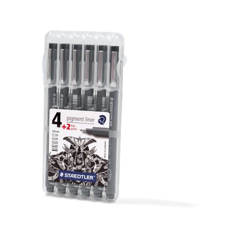 STAEDTLER Pigment Pen 2-Pack - Black Intense, Waterproof & Lightfast, Quick-Drying Ink - View #7