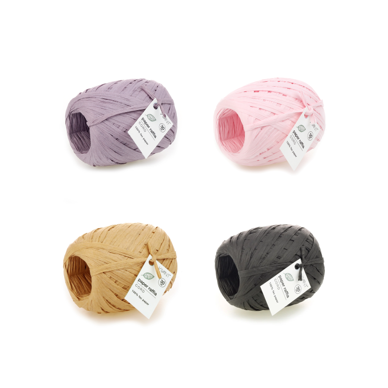 Raffia ribbon paper