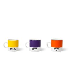 Pantone porcelain espresso cup with handle