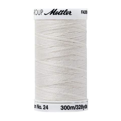 Amann Mettler Sewing thread thread lay no. 24 l = 300 m, CO, Ecru (0002)