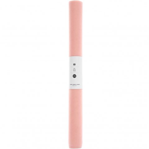 Dekotüll, Abschnitt farbig Rolle, b = 50 cm, l = 5 m, 100 % PES, puder