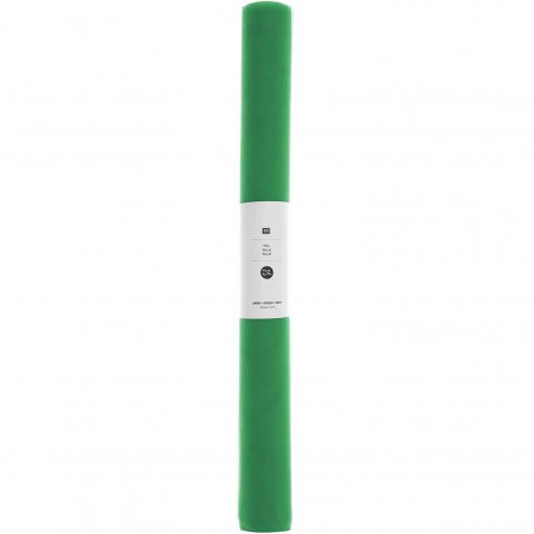 Dekotüll, Abschnitt farbig Rolle, b = 50 cm, l = 5 m, 100 % PES, grün