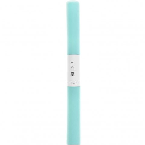 Dekotüll, Abschnitt farbig Rolle, b = 50 cm, l = 5 m, 100 % PES, eisblau