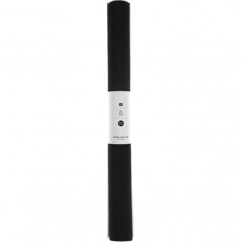 Dekotüll, Abschnitt farbig Rolle, b = 50 cm, l = 5 m, 100 % PES, schwarz
