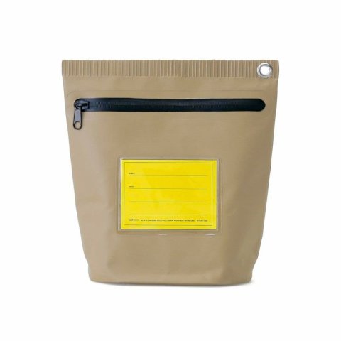 Tarp Pouch bolsa para utensilios impermeable, grande 23,2 x 10,4 x 24,2 cm, beige