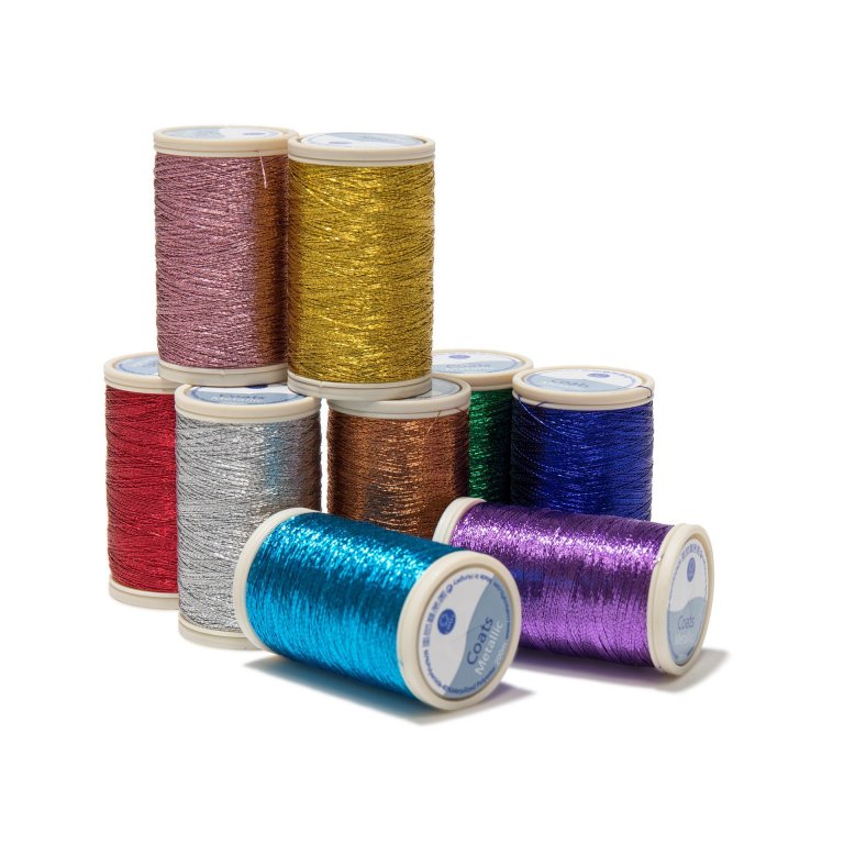 Capas Hilo de coser metálico, poliamida/poliéster