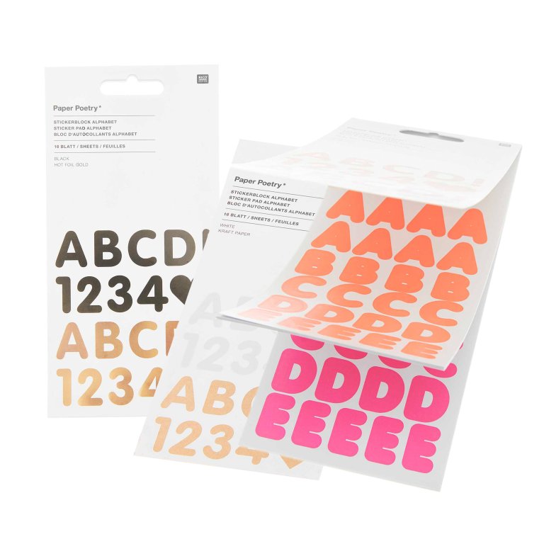 Stickerblock Alphabet
