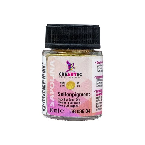 Kosmetikpigment Glasflasche 20 ml, klassischgold (84)