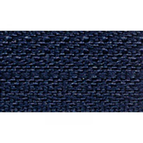 Zip fastener, metal w.antique look, 5mm, separable 500 mm, marine blue (0503311-058)