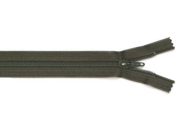 Zip fastener, plastic, spiral, not separable