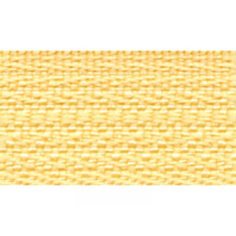 Cremallera de plástico acabada, espiral 160 mm, limón (0561179-178)