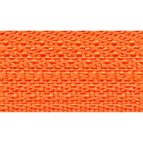 Zip fastener, plastic, spiral, not separable 160 mm, orange (0561179-849)