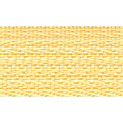 Zip fastener, plastic, spiral, not separable 250 mm, lemon (0561179-178)