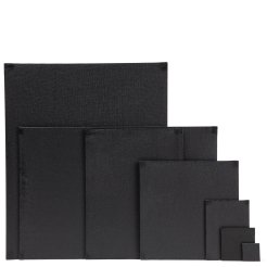 Malkarton schwarz, grundiert, 250 g/m²