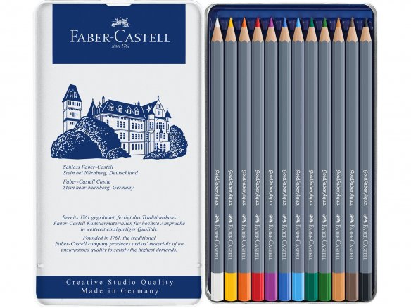 Faber-Castell Aquarellstifte Goldfaber, 12er-Set