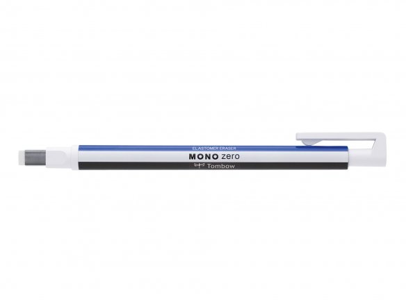 Tombow Radierstift Mono Zero Blau/Weiß/Schwarz