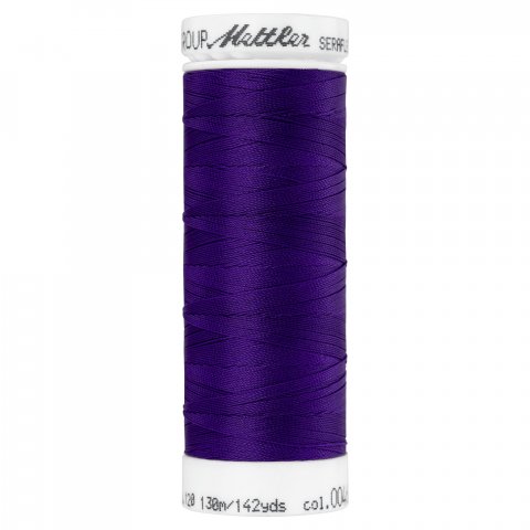 Amann Mettler sewing thread Seraflex No. 120, elastic l = 130 m, PTT, Deep Purple (0046)