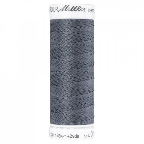 Amann Mettler sewing thread Seraflex No. 120, elastic l = 130 m, PTT, Old Tin (0415)