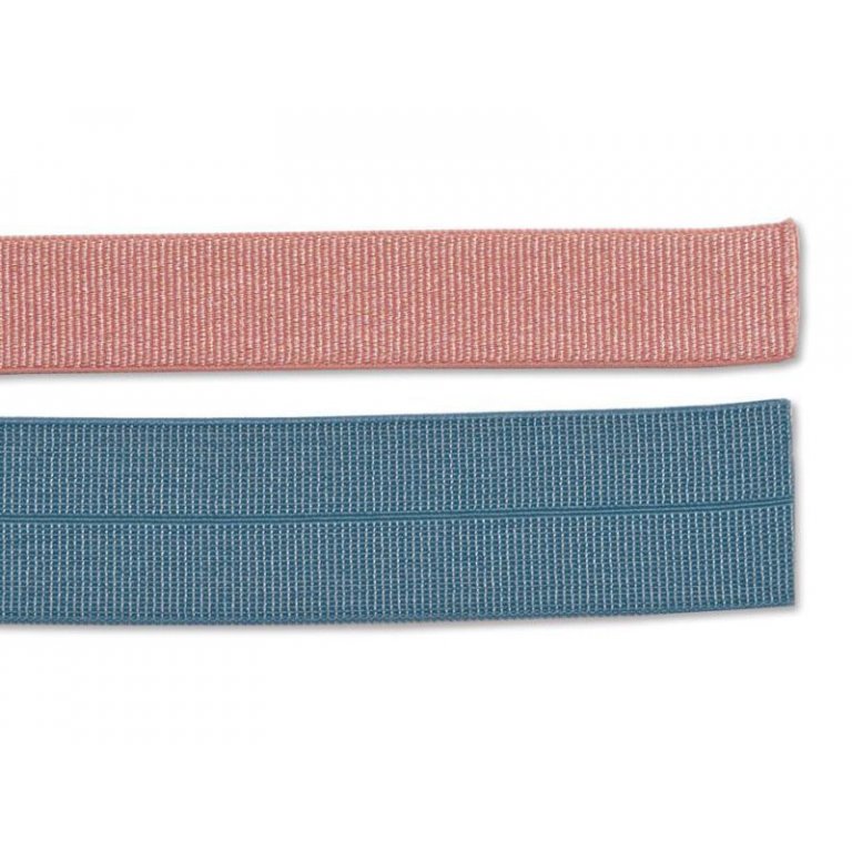 Edge binding tape, rib weave, elastic