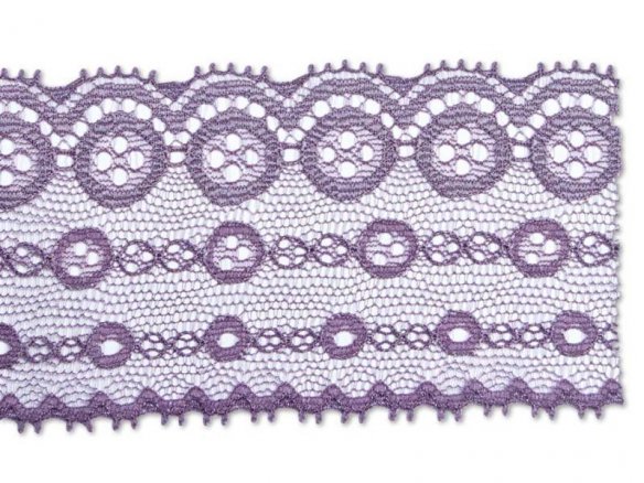 Banda di pizzo jacquard, motivo cerchi