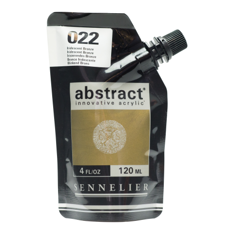 Sennelier Acrylic Paint Abstract Soft Pack 120 ml, Iridescent Bronze (022)