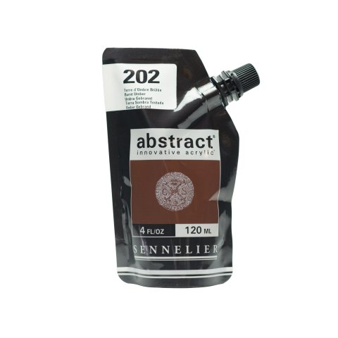 Sennelier Acrylfarbe Abstract Soft-Pack 120 ml, Umbra gebrannt (202)