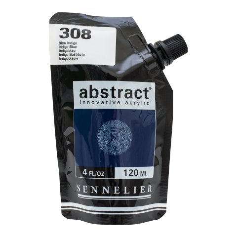 Sennelier Acrylfarbe Abstract Soft-Pack 120 ml, Indigoblau (308)