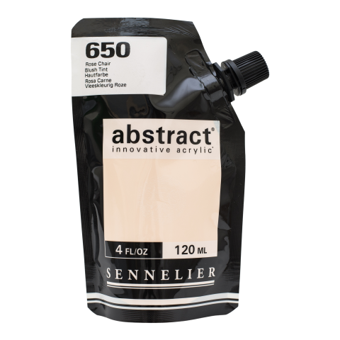 Sennelier Pittura Acrilica Astratta Confezione morbida 120 ml, Sedia Rosa (650)